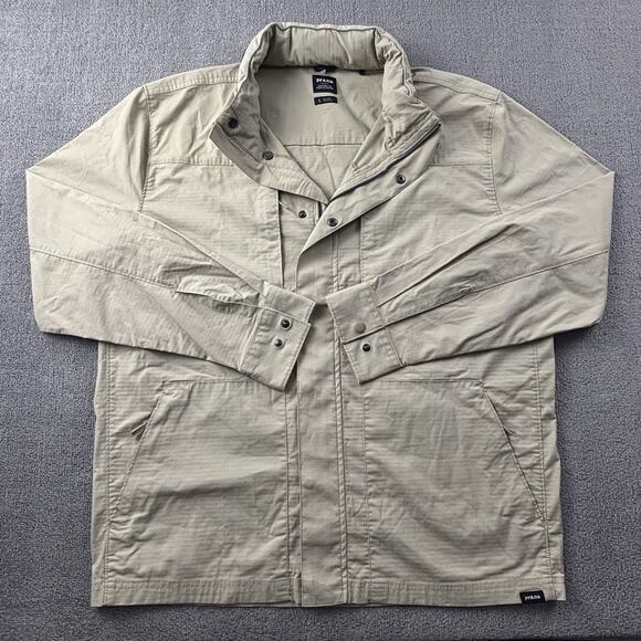 PrAna Jacket Adult Large Full Zip Long Sleeve Outdoor Active Casual Men's - Picture 1 of 14